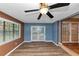 Bright bonus room with vinyl floors and sliding glass doors at 916 Forest Pointe Way, Jonesboro, GA 30238