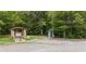 A clearly marked parking area with accessible parking spots near the park entrance and trailhead at 3517 Plunkett Rd, Stonecrest, GA 30038