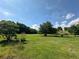 Lush green field with scattered trees under a clear blue sky, highlighting the natural beauty of this land at 3517 Plunkett Road Rd, Stonecrest, GA 30038