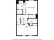 Floor plan featuring primary bedroom, bedrooms, laundry and bathrooms at 823 Mackay Crk, Woodstock, GA 30188