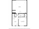 Floor plan featuring a garage, foyer, living room, bathroom and walk in closet at 823 Mackay Crk, Woodstock, GA 30188