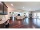 Expansive living space with open archways to the kitchen and living room areas at 265 Enfield Ln, Mcdonough, GA 30252