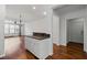 Inviting living space with hardwood floors, a breakfast bar, and ample natural light at 400 17Th Nw St # 1321, Atlanta, GA 30363