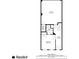 Detailed floor plan showcasing the layout of the home's first level, including the garage, utility, bathroom, and bedroom at 752 Winton Way, Atlanta, GA 30312