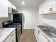 Functional kitchen features stainless steel appliances and plenty of cabinets at 3008 Pine Tree Trl # 16D, Atlanta, GA 30349
