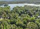 Breathtaking aerial view of the community with waterfront and lush trees provides tranquil setting at 1156 Magnolia Dr, Villa Rica, GA 30180