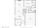 First floor plan showcasing the home's layout and room dimensions at 1156 Magnolia Dr, Villa Rica, GA 30180