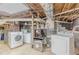 The basement includes a washer, dryer, and utility sink at 2669 Jefferson Terrace Ter, East Point, GA 30344