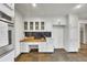 Kitchen featuring custom cabinets, butcher block countertop and stainless steel appliances at 4655 Latimer Ne Ct, Kennesaw, GA 30144