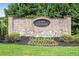 Lake Latimer community sign showcasing brick and stone details at 4655 Latimer Ne Ct, Kennesaw, GA 30144