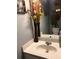 Bright bathroom features stylish decor, a large mirror, and modern fixtures at 3692 Ramsey Cir, Atlanta, GA 30331