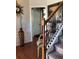 Inviting foyer with hardwood floors, staircase, and decorative accents at 3692 Ramsey Cir, Atlanta, GA 30331