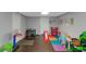 This finished basement has plenty of storage and playspace at 147 Midland Dr, Stockbridge, GA 30281