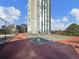 Outdoor tennis court offering recreational opportunities with city views at 2870 Pharr Court South Nw # 1405, Atlanta, GA 30305