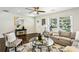 Bright living room featuring modern decor and large windows for natural light at 3301 Irish Ln, Decatur, GA 30032