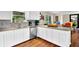 Updated kitchen featuring stainless steel appliances and granite countertops at 3909 Laurens Ln, Snellville, GA 30039