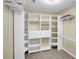Walk-in closet with adjustable shelving and organizers for ample storage space at 4000 Mcpherson Drive, Acworth, GA 30101