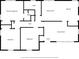 Detailed floor plan showing layout of bedrooms, bathrooms, kitchen, and living areas at 4400 Hickory Wood Ln, Atlanta, GA 30360