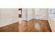 Bright living room featuring hardwood floors and natural light at 4400 Hickory Wood Ln, Atlanta, GA 30360