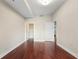 This bedroom features beautiful hardwood floors, a walk-in closet, and neutral walls at 325 E Paces Ferry Ne Rd # 313, Atlanta, GA 30305