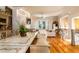 Open-concept living room and dining area with hardwood floors and lots of natural light at 3734 Paige Ne Way # 10, Atlanta, GA 30319