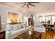 Comfortable living room offering hardwood floors and an open floor plan at 3734 Paige Ne Way # 10, Atlanta, GA 30319