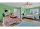 bedroom featuring two twin beds, and light green walls at 3765 Cannonwolde Dr, Snellville, GA 30039