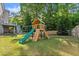 Backyard features a playset, great for outdoor fun at 4022 Roberts Crest Dr, Suwanee, GA 30024