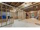 Spacious unfinished basement provides ample space and exposed ceiling at 4022 Roberts Crest Dr, Suwanee, GA 30024