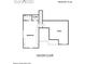 Second-floor layout featuring a bedroom and bonus room in the ''Meadow'' floor plan at 00 Memory Ln, Canton, GA 30115