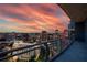 Enjoy breathtaking city views from this private balcony with stunning sunsets for relaxing or entertaining guests at 1065 Peachtree Ne St # 3504, Atlanta, GA 30309