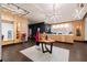 Modern fitness studio showcasing exercise space, wood floors, recessed lighting, and upscale design at 1065 Peachtree Ne St # 3504, Atlanta, GA 30309