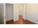 Bedroom with hardwood floors and a walk-in closet at 2304 Shetley Creek Dr, Norcross, GA 30071