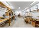 Spacious workshop with work benches and lots of storage space at 300 Towne Overlook Cir, Canton, GA 30114
