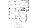 Detailed first-floor floor plan illustrating the layout of the living room, kitchen, dining area, office, and sitting area at 3903 Hazelhurst Dr, Marietta, GA 30066