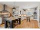 Spacious kitchen with large island, stainless steel appliances, and custom cabinetry at 3903 Hazelhurst Dr, Marietta, GA 30066