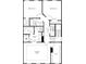 Home layout featuring an owner's suite, linen closet, laundry, and two bedrooms at 657 Summit Hill Way, Cumming, GA 30040