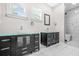 Bathroom featuring double sink vanity and modern fixtures at 1090 Mcdaniel St, Atlanta, GA 30310