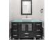 Modern bathroom vanity with vessel sink and decorative mirror at 1090 Mcdaniel St, Atlanta, GA 30310