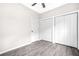Bedroom with three closets and ceiling fan at 1090 Mcdaniel St, Atlanta, GA 30310