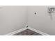 A corner of a laundry room with visible water and dryer hookups at 1090 Mcdaniel St, Atlanta, GA 30310