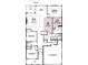 Detailed floor plan showcasing the layout of the home, including bedrooms, bathrooms, and living spaces at 164 Henley St, Canton, GA 30114