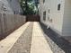 Long driveway leads to a private fenced entrance to the house at 339 Morgan Se Pl, Atlanta, GA 30317