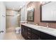 Beautiful bathroom with double vanity, walk-in shower, and modern fixtures at 3445 Stratford Ne Rd # 903, Atlanta, GA 30326