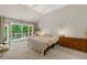 Main bedroom features private balcony entrance and large bright windows at 4018 Dunbarton Ne Way, Roswell, GA 30075