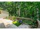 Deck with furniture and plants overlooking a lush wooded area at 4018 Dunbarton Ne Way, Roswell, GA 30075