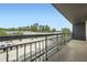 Enjoy the view from this condo's balcony overlooking the parking and tree-lined streets at 3481 Lakeside Ne Dr # 1107, Atlanta, GA 30326