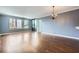Bright, open living space with hardwood floors and large windows at 3481 Lakeside Ne Dr # 1107, Atlanta, GA 30326