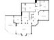 Detailed floor plan showcasing the layout of the kitchen, living room, dining area, and bedrooms at 971 Ashebrooke Ne Ct, Marietta, GA 30068