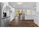 Modern kitchen with stainless steel appliances and a spacious layout at 971 Ashebrooke Ne Ct, Marietta, GA 30068